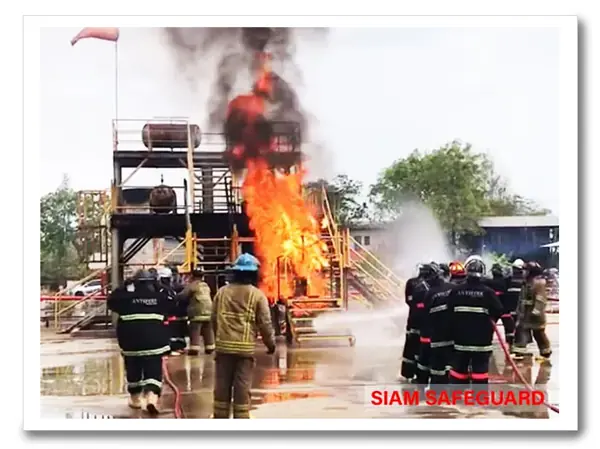 บริการรักษาความปลอดภัย ฝึกซ้อมดับเพลิง